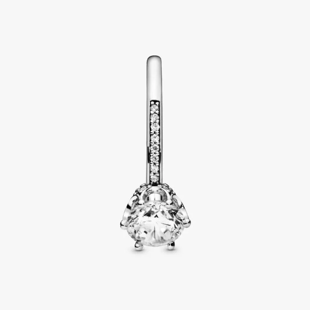 Pandora Clear Sparkling Crown Solitaire RingSterling silver 198289CZ-48